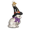 Witch Kitten Ornament by Old World Christmas