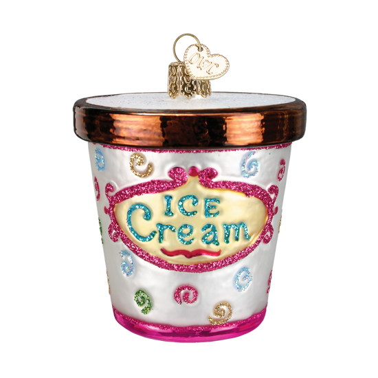 Ice Cream Carton Ornament by Old World Christmas