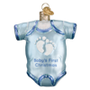 Blue Baby Onesie Ornament by Old World Christmas