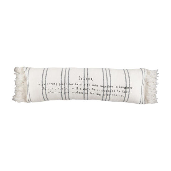 Home Definition Long Pillow by Mudpie