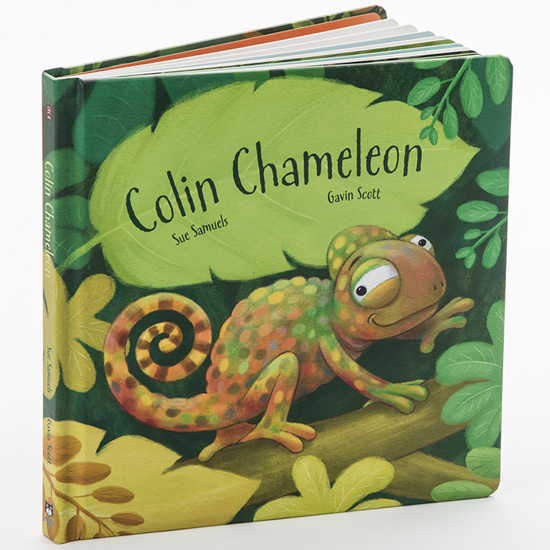 Colin Chameleon Book by Jellycat