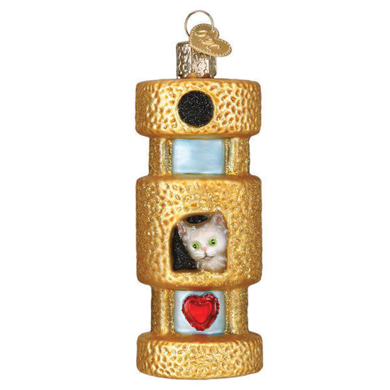 Cat Tower Ornament by Old World Christmas