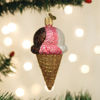 Neapolitan Ice Cream Cone Ornament by Old World Christmas