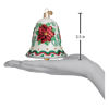Poinsettia Bell Ornament by Old World Christmas