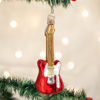 Red Electric Guitar Ornament by Old World Christmas