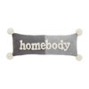 Homebody Hooked Pillow by Mudpie