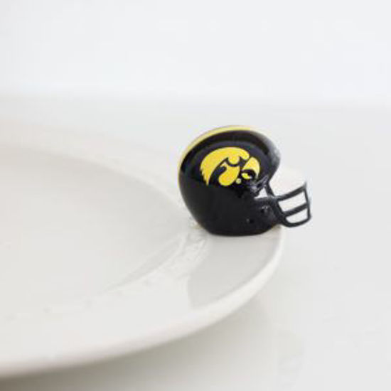 University of Iowa Helmet Mini by Nora Fleming
