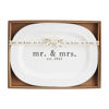 Mr. & Mrs. 2022 Platter by Mudpie