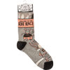 Welcome To The Rat Race Socks by Primitives by Kathy