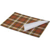 Fall Plaids Paper Placemat Pad by Primitives by Kathy