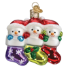 Snow Family of 3 Ornament by Old World Christmas