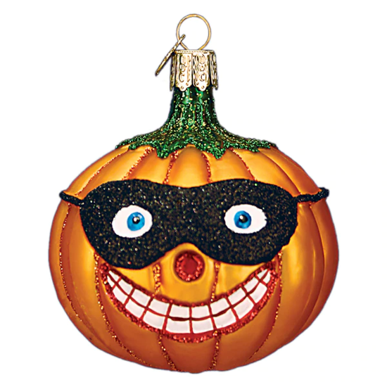 Masked Jolly Jack O'Lantern Ornament by Old World Christmas
