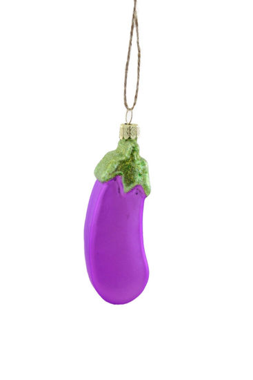Eggplant Emoji Ornament by Cody Foster