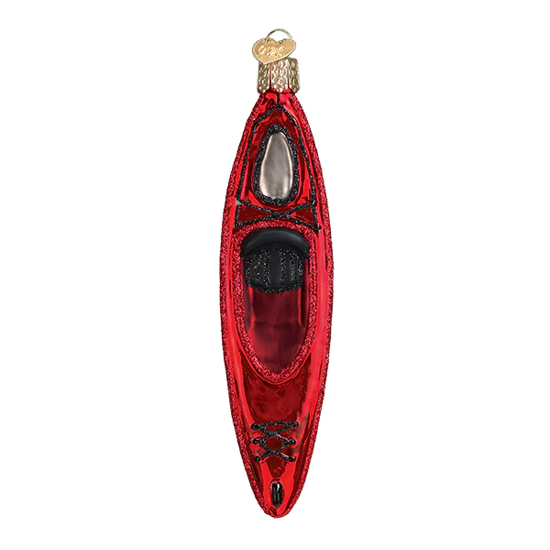 Red Kayak Ornament by Old World Christmas