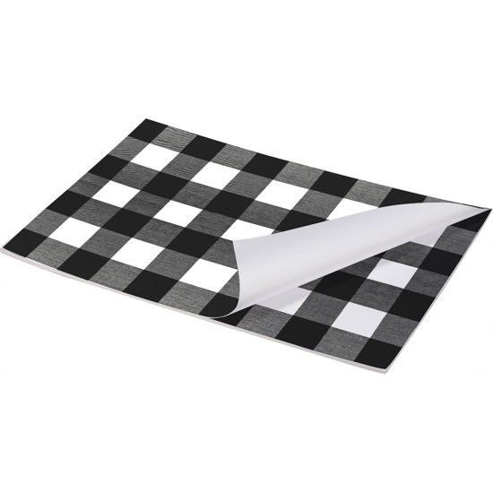 Black Buffalo Check Placemat by Primitives by Kathy