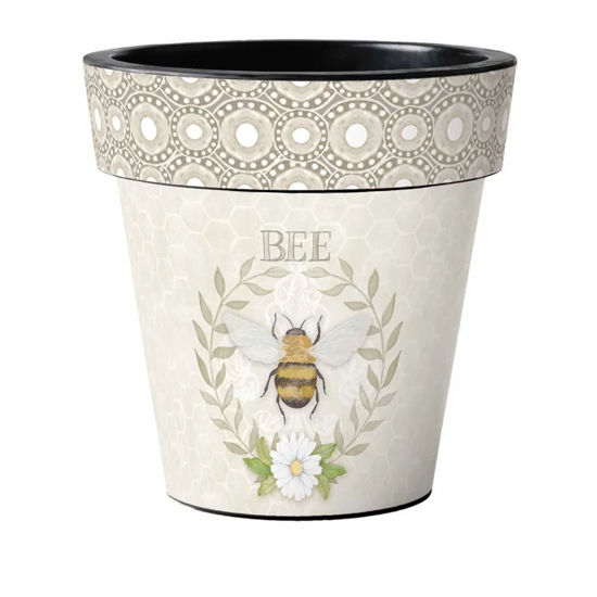 Beekeeping Bee 18" Art Pot by Studio M