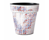 Red, White and Blue Tiles 18" Art Planter by Studio M