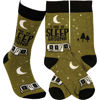 I Sleep Around Socks by Primitives by Kathy