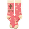 Awesome Wife Socks by Primitives by Kathy