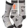 Awesome Cat Mom Socks by Primitives by Kathy