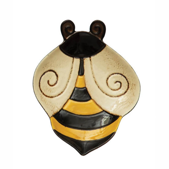 Stoneware Bee Dish by Creative Co-op
