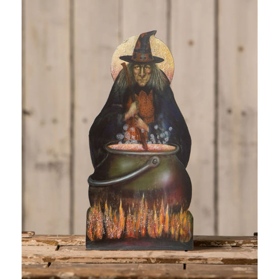 Bubble Bubble Toil and Trouble Witch Dummy Board by Bethany Lowe Designs