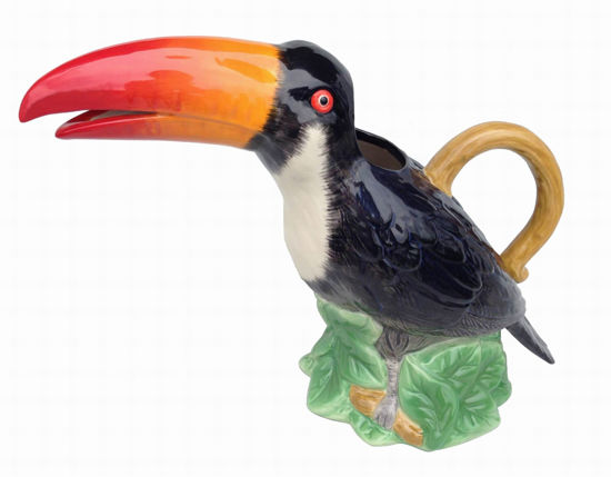 Toucan Pitcher by Blue Sky Clayworks