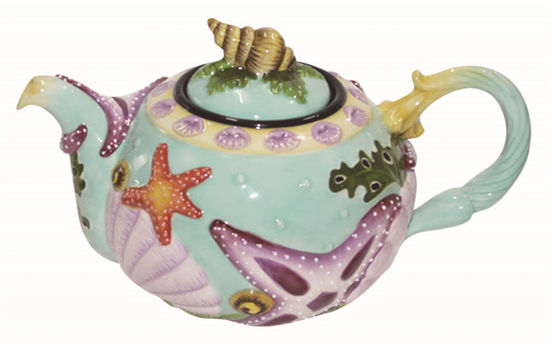 Star Fish Teapot by Blue Sky Clayworks