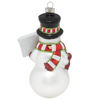 Cheerful Snowman Ornament by Kat + Annie