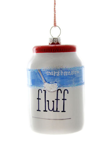 Marshmallow Fluff Jar Ornament by Cody Foster