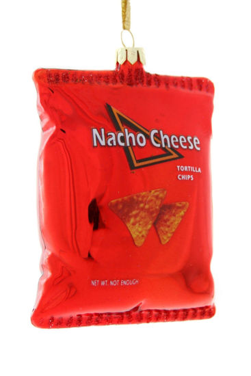 Nacho Cheese Chips Ornament by Cody Foster