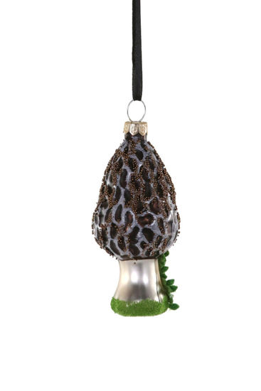 Small Morel Mushroom Ornament by Cody Foster