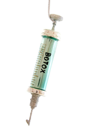 Wrinkle Free Botox Needle Ornament by Cody Foster