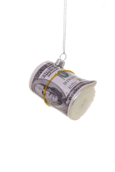 Roll of Cash Ornament by Cody Foster
