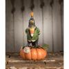 Tricky Crow on Pumpkin by Bethany Lowe Designs