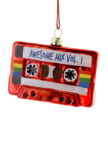 Awesome Red Mix Tape Ornament by Cody Foster