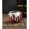 Large Red Apple With White Poison Bucket by Bethany Lowe Designs