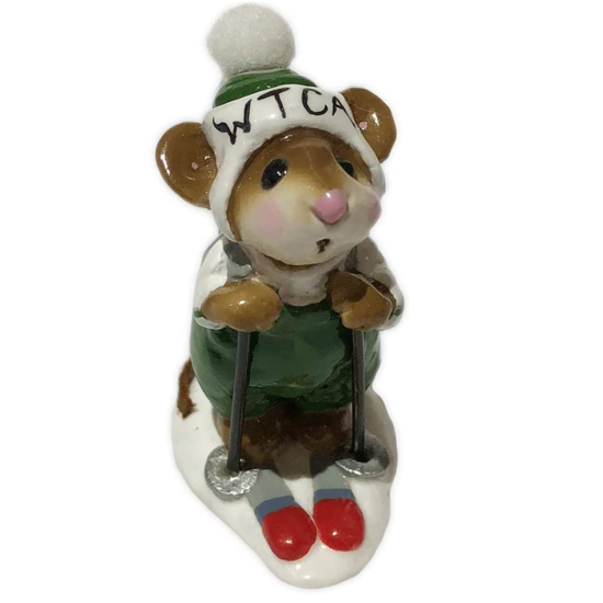 Skier Mouse MS-09 (WTCA Special) by Wee Forest Folk®