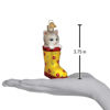 Kitten in a Rain Boot Ornament by Old World Christmas