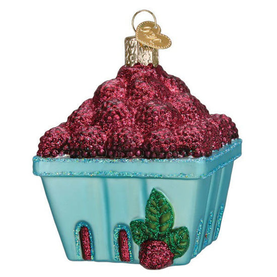 Carton Of Raspberries Ornament by Old World Christmas