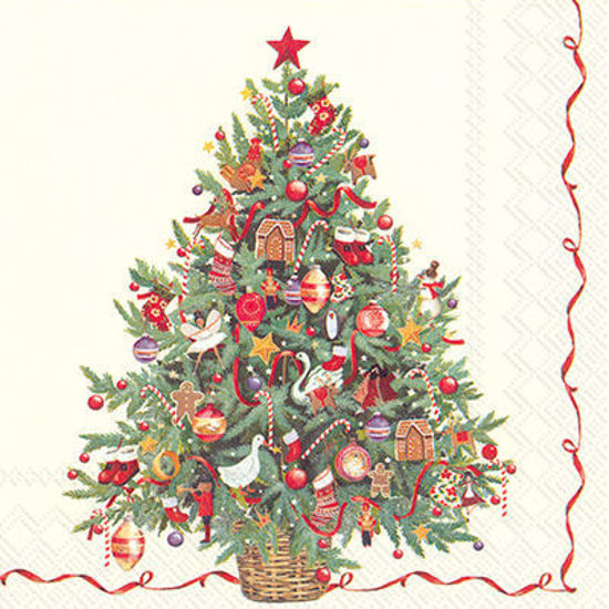 Christmas Tree Cocktail Napkin by Boston International