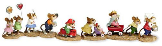 Mouse Parade Set MP-SET (8 pieces) By Wee Forest Folk®