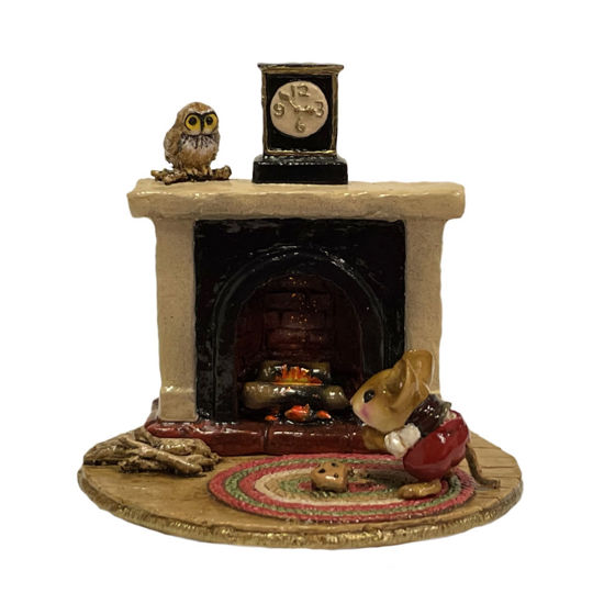 Scrabble at Louisa's Fireplace AH-09 (Red Special) by Wee Forest Folk®