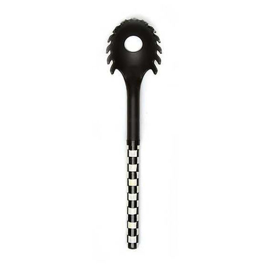 Courtly Check Pasta Spoon - Black by MacKenzie-Childs