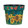 Sunflowers and Hearts 6" Art Pot by Studio M