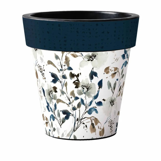 Moody Floral 18" Art Planter by Studio M
