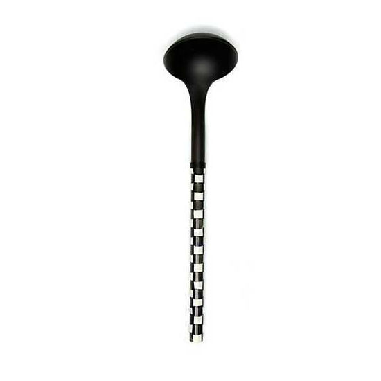 Courtly Check Ladle - Black by MacKenzie-Childs