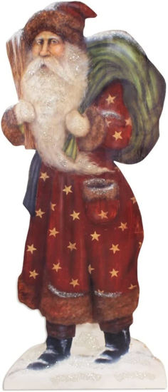 Santa with Star Coat by Bethany Lowe