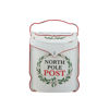 North Pole Tin Post Box by Creative Co-op