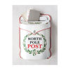 North Pole Tin Post Box by Creative Co-op